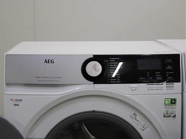 Aeg 7000 series | lavamat prosteam technology wasmachine & aeg 8000 series | lavatherm absolutecare system wasdroger - afbeelding 3 van  8