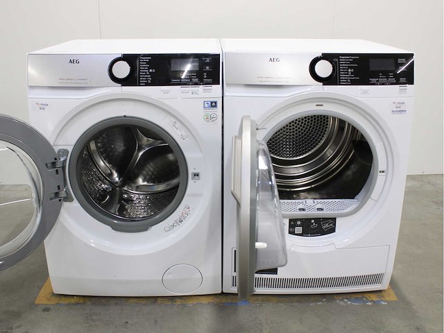 Aeg 7000 series | lavamat prosteam technology wasmachine & aeg 8000 series | lavatherm absolutecare system wasdroger - afbeelding 2 van  8