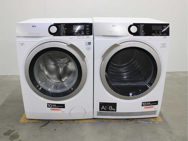 Aeg 7000 series | lavamat prosteam technology wasmachine & aeg 9000 series | lavatherm fiberpro system 3dscan technology wasdroger - afbeelding 1 van  8