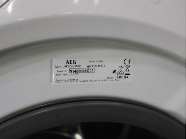 Aeg 8000 series | lavamat ã?komix technology wasmachine & aeg 8000 series | lavatherm absolutecare system wasdroger - afbeelding 5 van  8