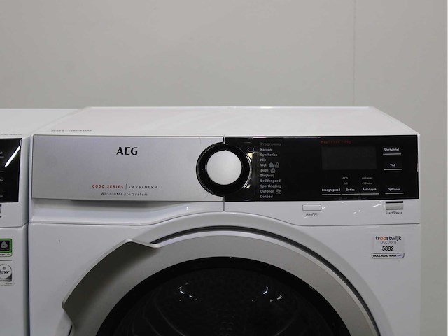 Aeg 8000 series | lavamat ã?komix technology wasmachine & aeg 8000 series | lavatherm absolutecare system wasdroger - afbeelding 6 van  8
