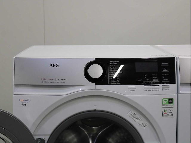Aeg 8000 series | lavamat ã?komix technology wasmachine & aeg 9000 series | lavatherm fiberpro system 3dscan technology wasdroger - afbeelding 3 van  8
