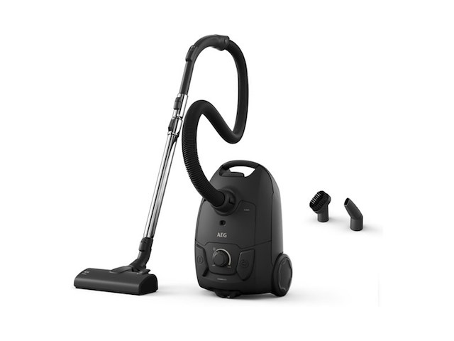 Aeg ab51c1gg clean 5000 stofzuiger met zak zwart - afbeelding 1 van  3