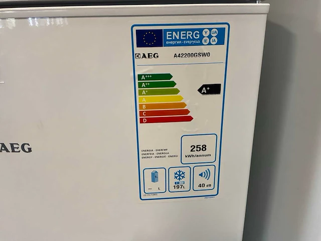 Aeg ac45390 vriezer - afbeelding 2 van  3
