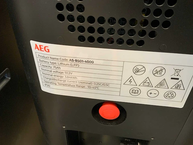 Aeg as-bs01-4000 thuisbatterij - afbeelding 4 van  4