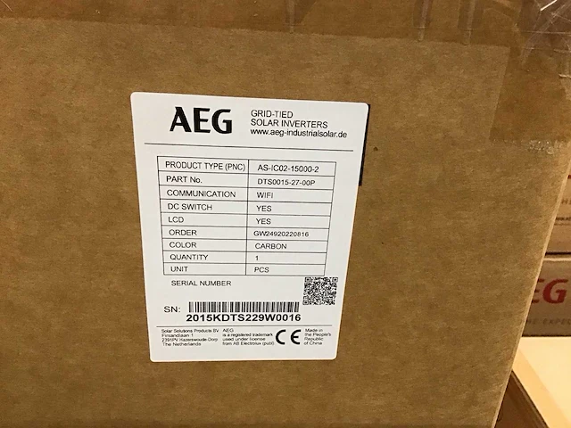 Aeg as-ic02 15000-2 omvormer - afbeelding 2 van  2