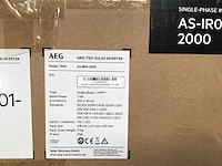 Aeg as-ir01-2000 omvormer - afbeelding 2 van  3