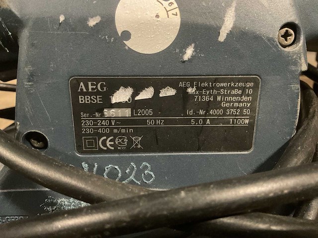 Aeg bbse 1100 handschuurmachine - afbeelding 4 van  6