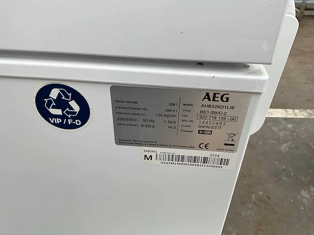 Aeg be1-260-2 vriezerkist - afbeelding 4 van  6
