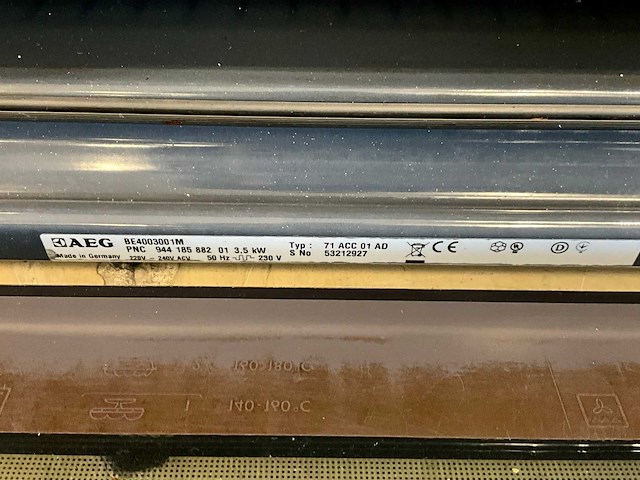 Aeg be4003001m inbouw combimagnetron - afbeelding 5 van  5