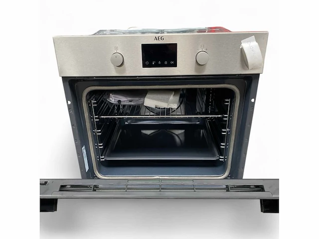 Aeg bps335061m inbouwoven 72l rvs pyrolyse surroundcook - afbeelding 2 van  6