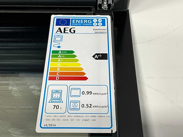 Aeg bsk999330t combi-stoomoven - afbeelding 7 van  9