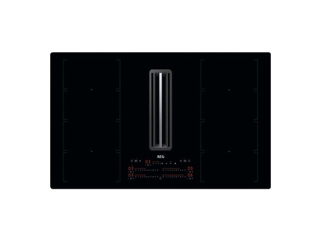 Aeg cce84779cb zwart ingebouwd 83 cm inductiekookplaat zones 4 zone(s) inbouw afzuigkap - afbeelding 1 van  5