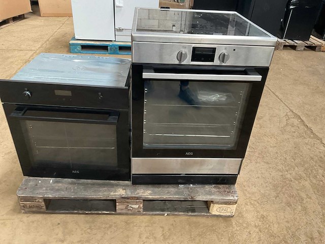 Aeg cib6641abm & bee435060b heteluchtovens (2x) - afbeelding 3 van  5