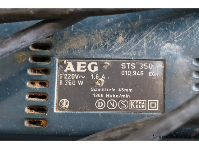 Aeg decoupeerzaag sts 350 010 946 - afbeelding 3 van  4