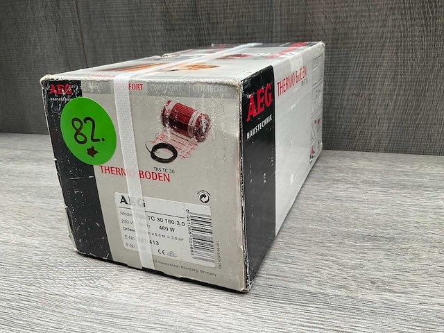 Aeg elektrische vloerverwarming 3m2 - afbeelding 2 van  2