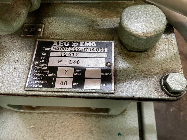 Aeg-elotherm elbomat 222s draadvonk- en erodeermachine - afbeelding 10 van  26