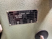 Aeg-elotherm elbomat 222s draadvonk- en erodeermachine - afbeelding 11 van  26