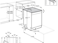 Aeg ffb33607zm vaatwasser - nieuw - afbeelding 3 van  3