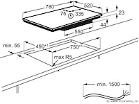 Aeg inductiekookplaat iae84881fb - afbeelding 3 van  3