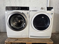Aeg l7fe96cs wasmachine 9kg 1600t | aeg t8db84gw warmtepompdroger 8kg - afbeelding 1 van  5