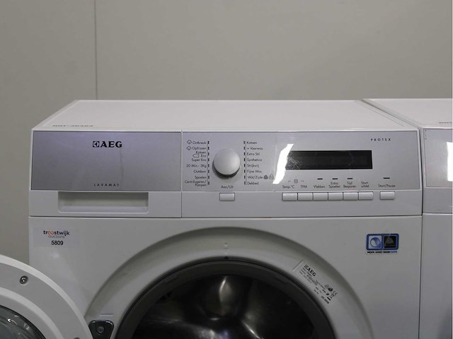 Aeg lavamat protex wasmachine & aeg lavatherm absolute care system protex plus wasdroger - afbeelding 3 van  8