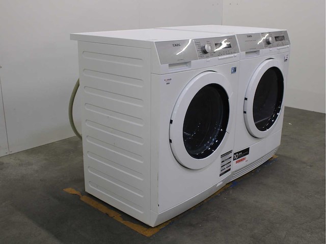 Aeg lavamat protex wasmachine & aeg lavatherm absolute care system protex plus wasdroger - afbeelding 4 van  8