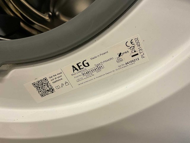 Aeg lr6koln wasmachine - afbeelding 5 van  6