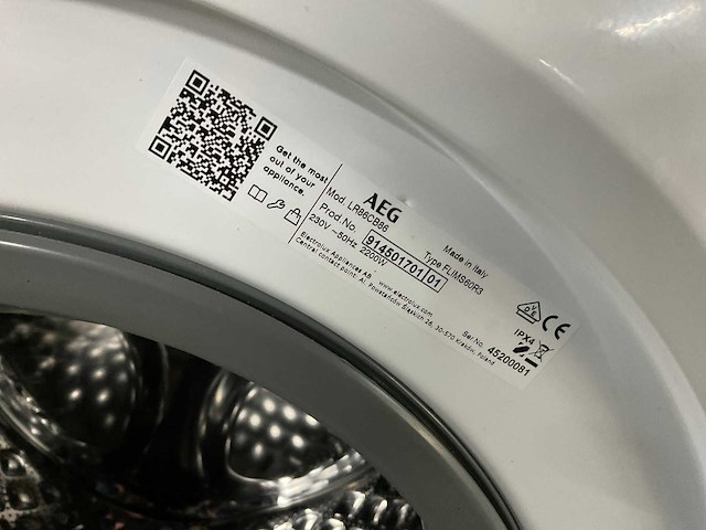 Aeg lr86cb86 8000 series powercare wasmachine - afbeelding 7 van  7
