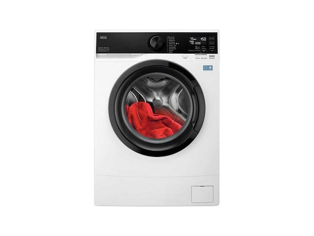 Aeg lsr6fa75470 wasmachine voorlader 7 kg 1351 rpm wit duits display - afbeelding 1 van  6
