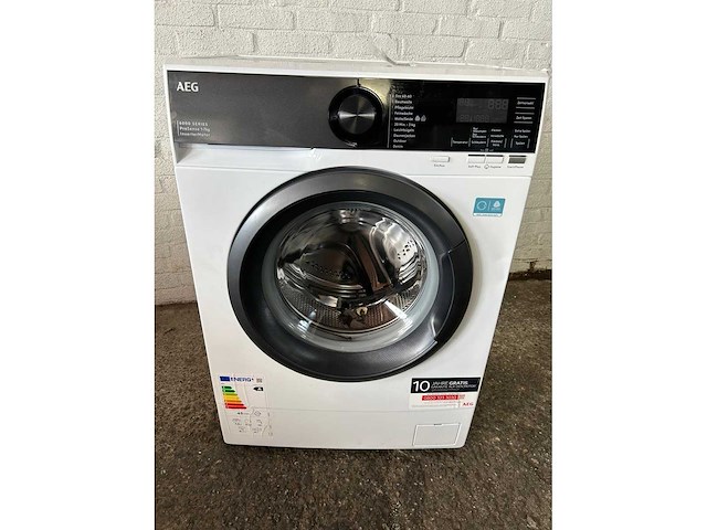 Aeg lsr6fa75470 wasmachine voorlader 7 kg 1351 rpm wit duits display - afbeelding 2 van  6