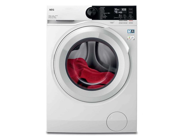 Aeg lwr859wt 7000 powercare was-droogcombinatie 9/5 kg – prosteam, nonstop duits display - afbeelding 1 van  5