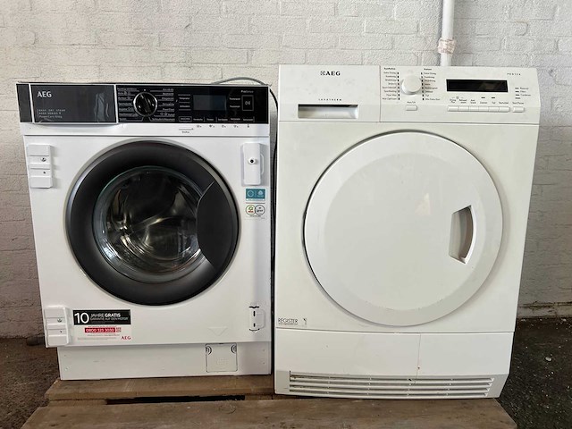 Aeg lwr8wi7680 was-droogcombinatie | aeg t71270ac droger - afbeelding 1 van  5