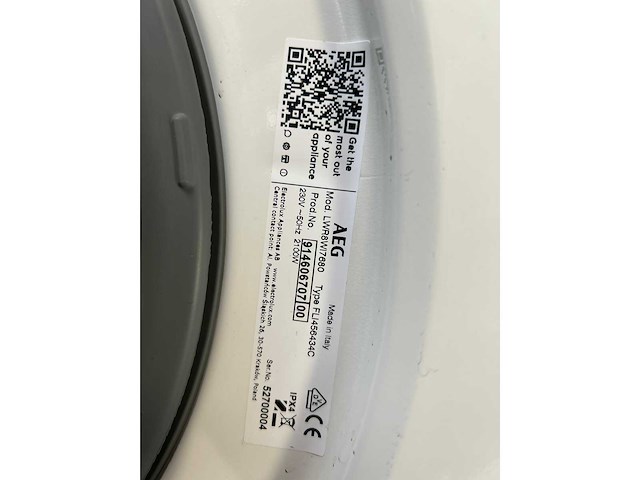 Aeg lwr8wi7680 was-droogcombinatie | aeg t71270ac droger - afbeelding 4 van  5