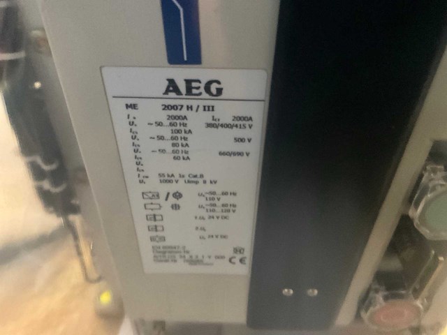 Aeg me 2007 h / iii 2000 a circuit breaker - afbeelding 4 van  4