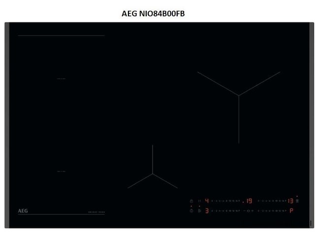 Aeg nio84b00fb 6000 bridge inductie 80 cm maxisense® de flexibele kookplaat - afbeelding 1 van  1