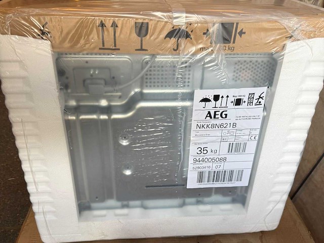 Aeg nkk8n621b combi - afbeelding 2 van  3