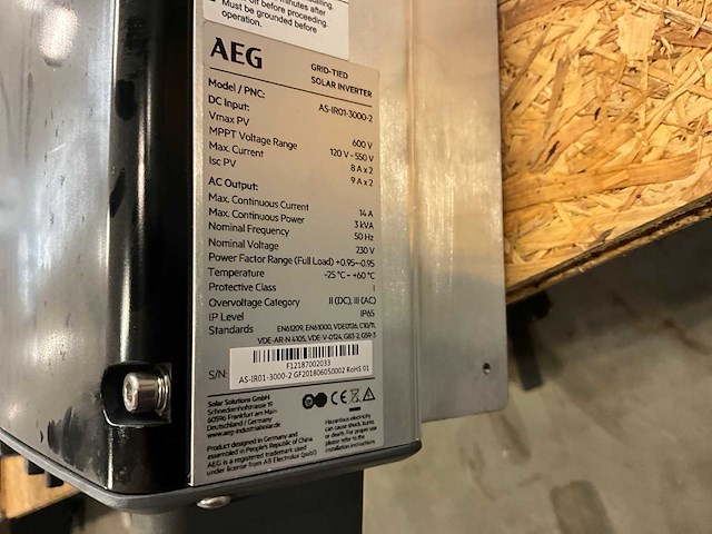 Aeg omvormer (2x) - afbeelding 4 van  7