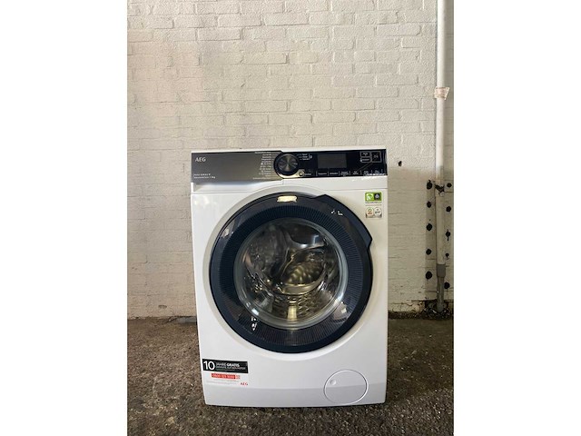 Aeg serie 9000 lr9w75490 wasmachine voorlader 9 kg 1351 rpm wit - afbeelding 1 van  2
