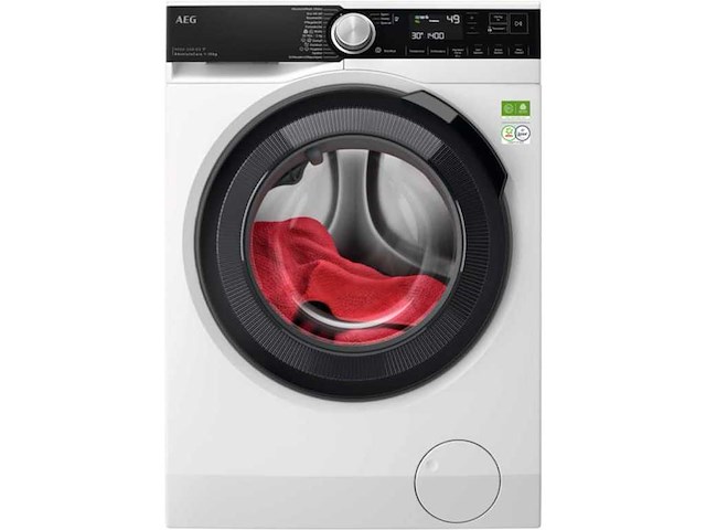 Aeg serie 9000 lr9ww80400 wasmachine voorlader 10 kg 1351 rpm wit duits display - afbeelding 1 van  5