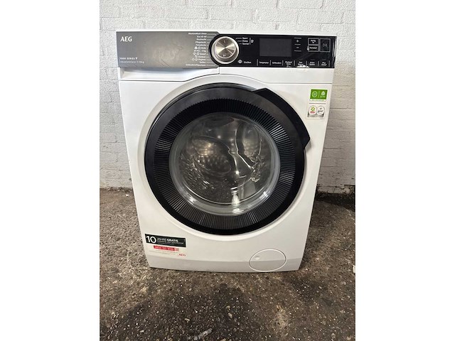 Aeg serie 9000 lr9ww80400 wasmachine voorlader 10 kg 1351 rpm wit duits display - afbeelding 2 van  5