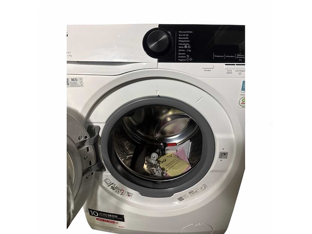 Aeg series 6000 lr6a65490 wasmachine voorlader 9 kg 1351 rpm wit - afbeelding 3 van  7