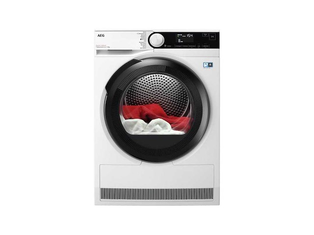 Aeg series 8000 tr8t70680, vrijstaand, voorlader, warmtepompdroger - afbeelding 1 van  8