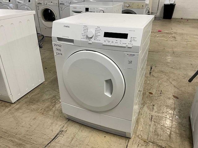 Aeg t71272nac 7kg condensdroger - afbeelding 1 van  4