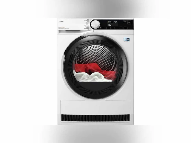 Aeg warmtepompdroger tr958h4b – 8 kg – energielabel c - afbeelding 1 van  8