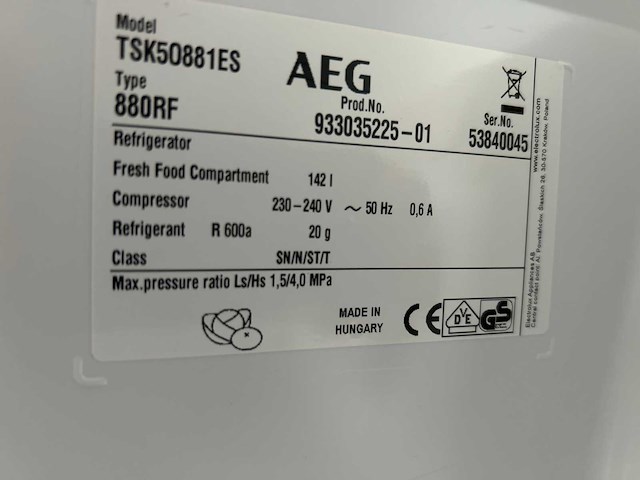 Aeg wasmachine | aeg koelkast - afbeelding 5 van  5