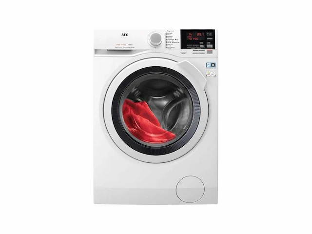 Aeg wasmachine l7wbn84gw 8 kg energielabel e - afbeelding 1 van  5