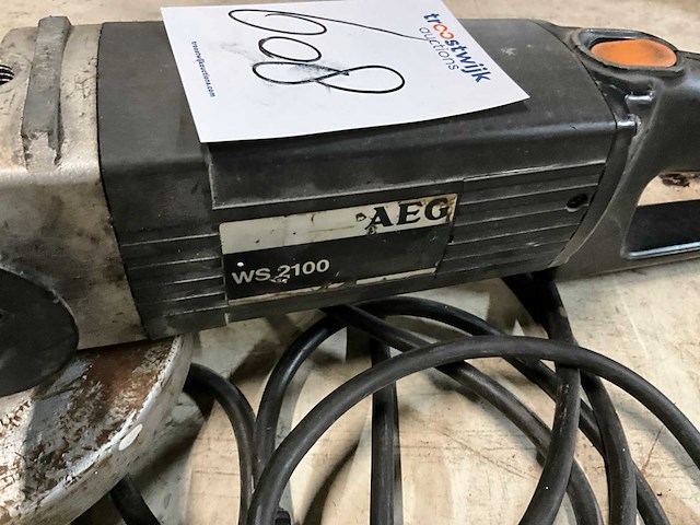 Aeg ws2100 haakse slijpmachine - afbeelding 2 van  2