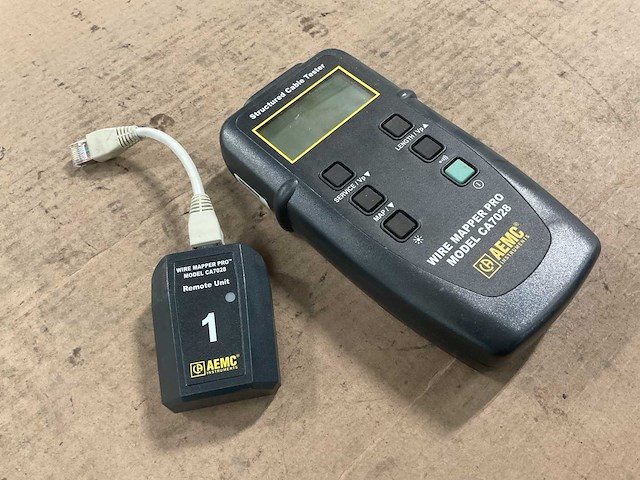 Aemc instruments ca7028 structured cable tester - afbeelding 1 van  2