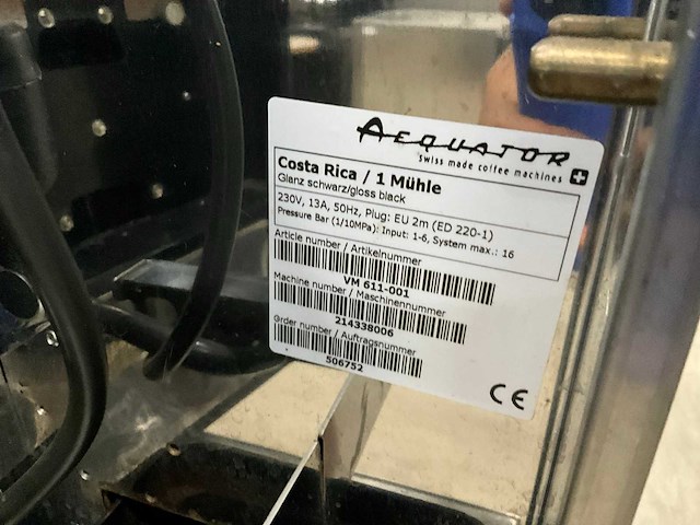 Aequator costa rica koffiemachine - afbeelding 7 van  8